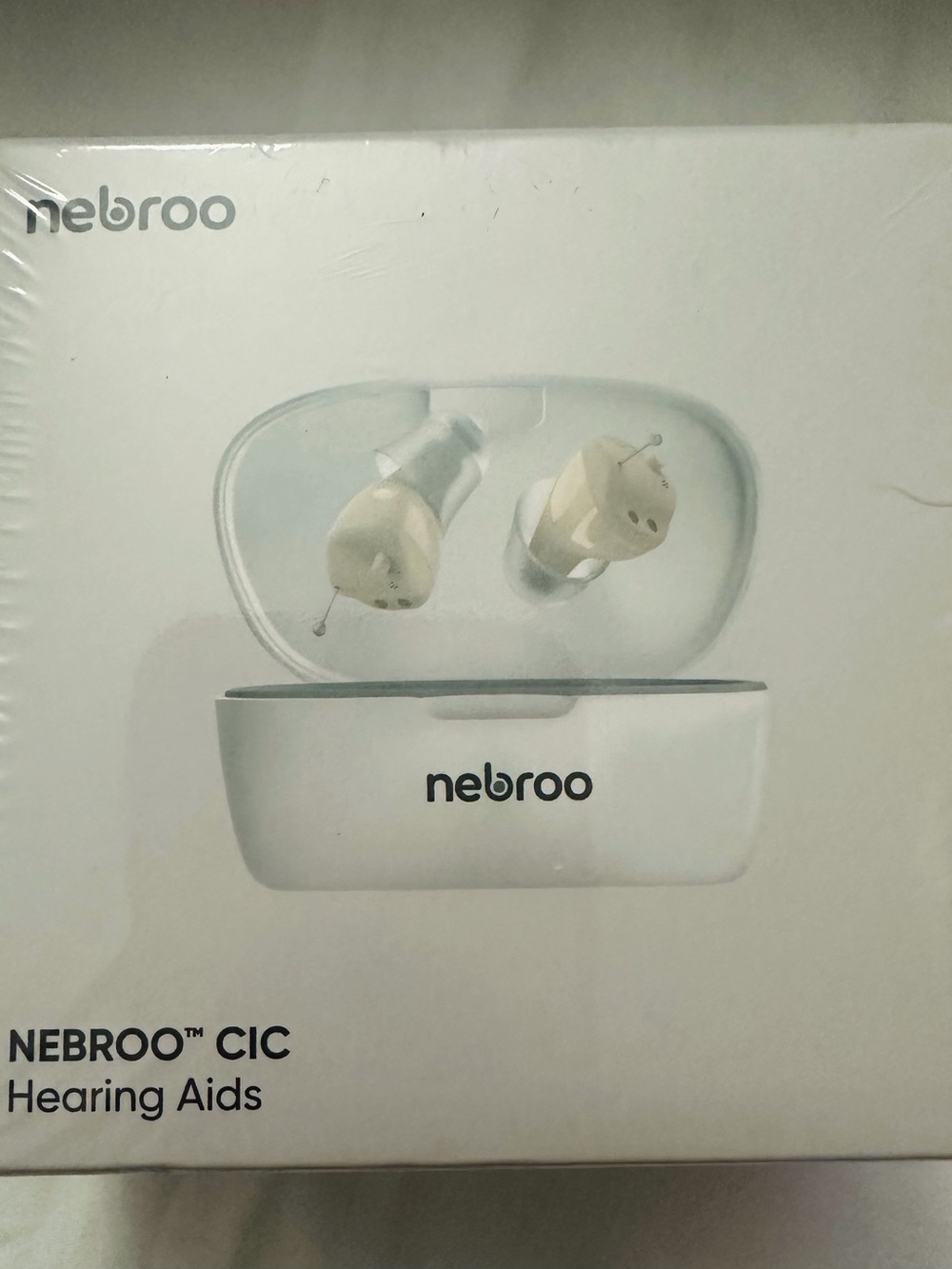 Nebroo Pro 2.0 CIC Hearing Aids - White brand new